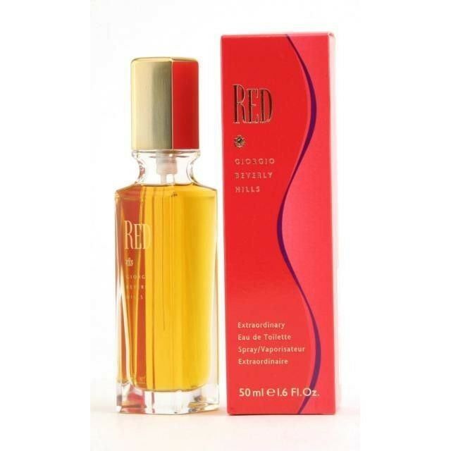 

Red Giorgio Beverly Hills Women EDT Perfume SPRAY 1 6 1 7 OZ 50 ML NEW IN BOX