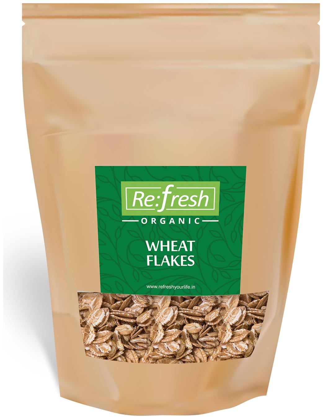

Refresh Organic Wheat Flakes 500g (Pack Of 1)