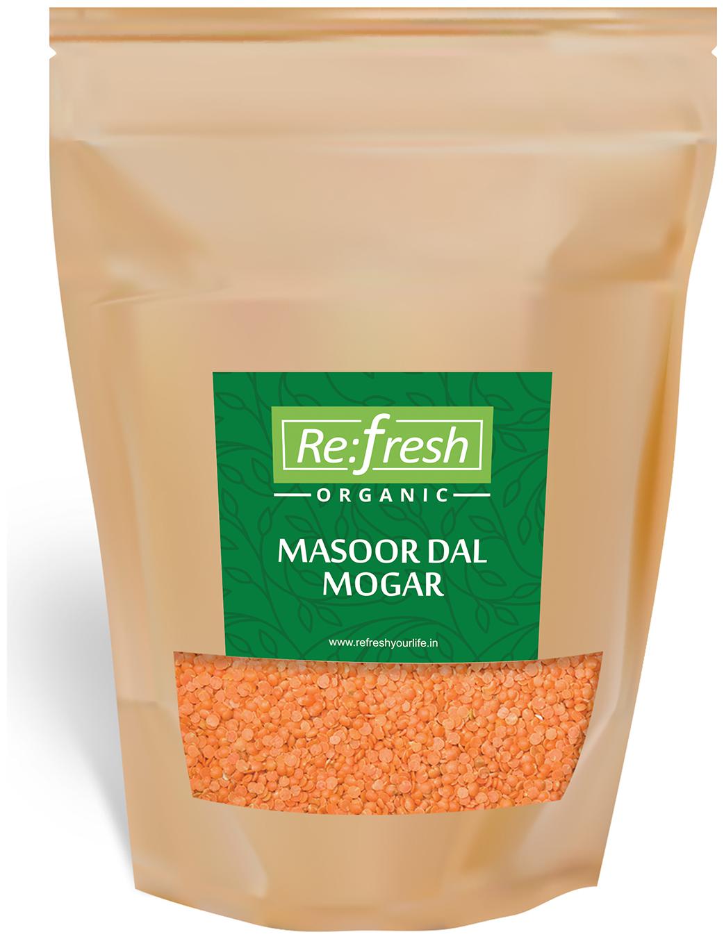 

Refresh Organic Masoor Dal Mogar 1kg (Pack Of 1)