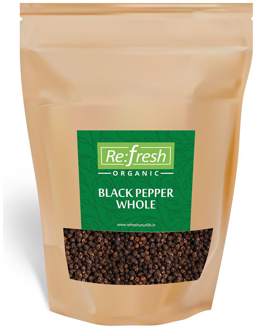 

Refresh Organic Black Pepper Whole - 100 g