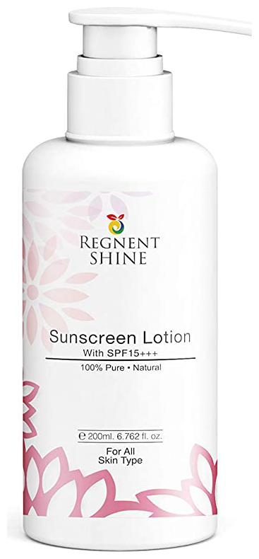 

Regnent Shine Sunscreen Lotion SPF 30 100 Pure Natural Product 200 ml
