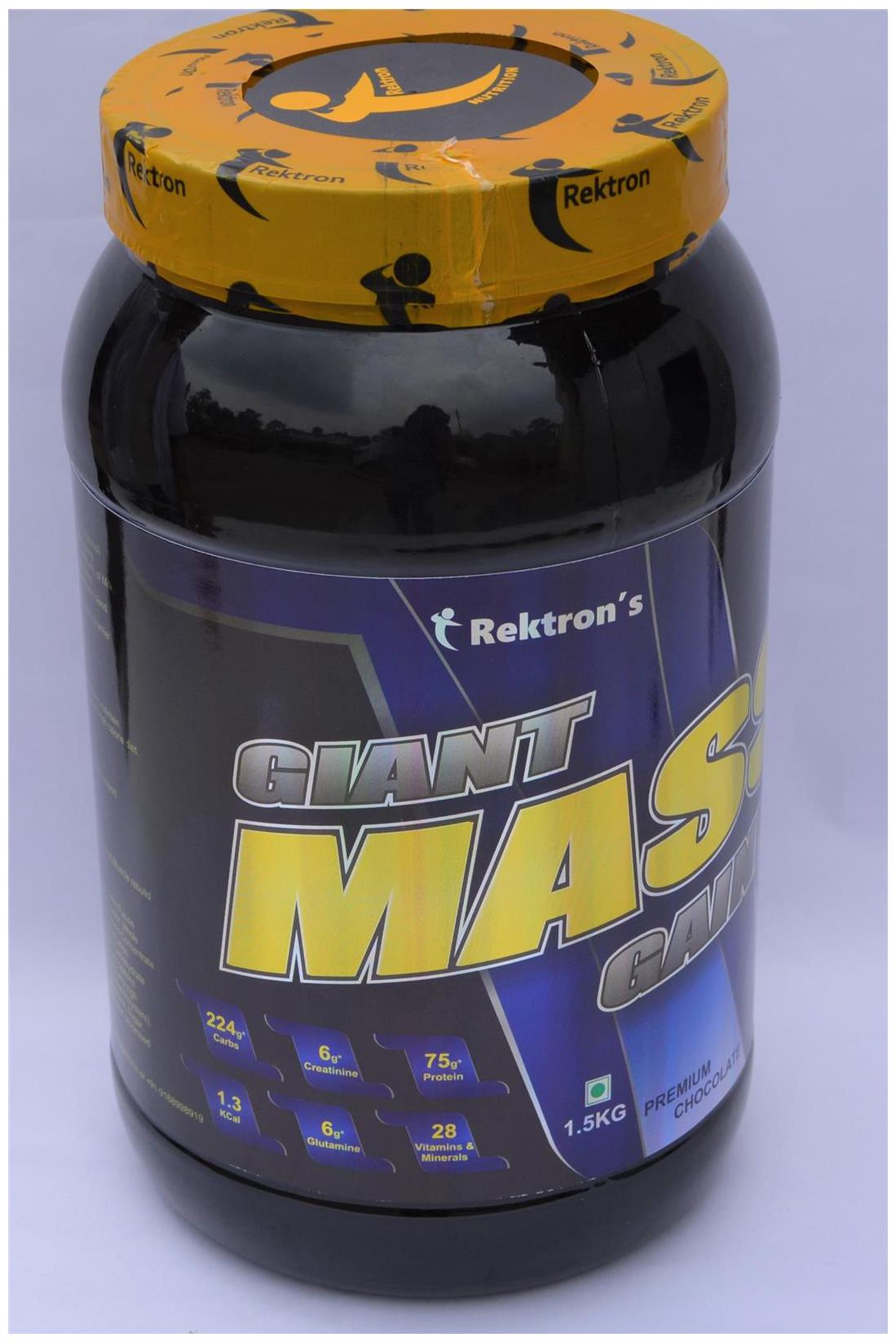 

Rektron s Giant Mass Gainer (Premium Chocolate 1 5kg)