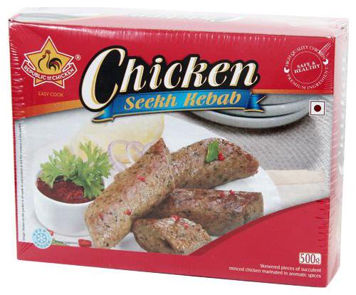 

Republic of Chicken Seekh Kebab - Chicken 500 g