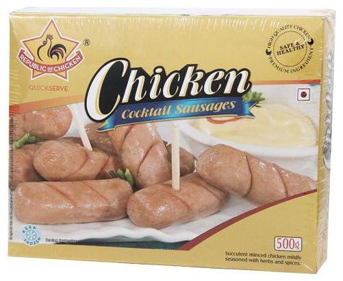 

Republic Of Chicken Cocktail Sausages - Chicken 500 g