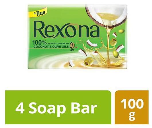 

Rexona Soap - Coconut Olive Oil 400 g (Pack of 4)