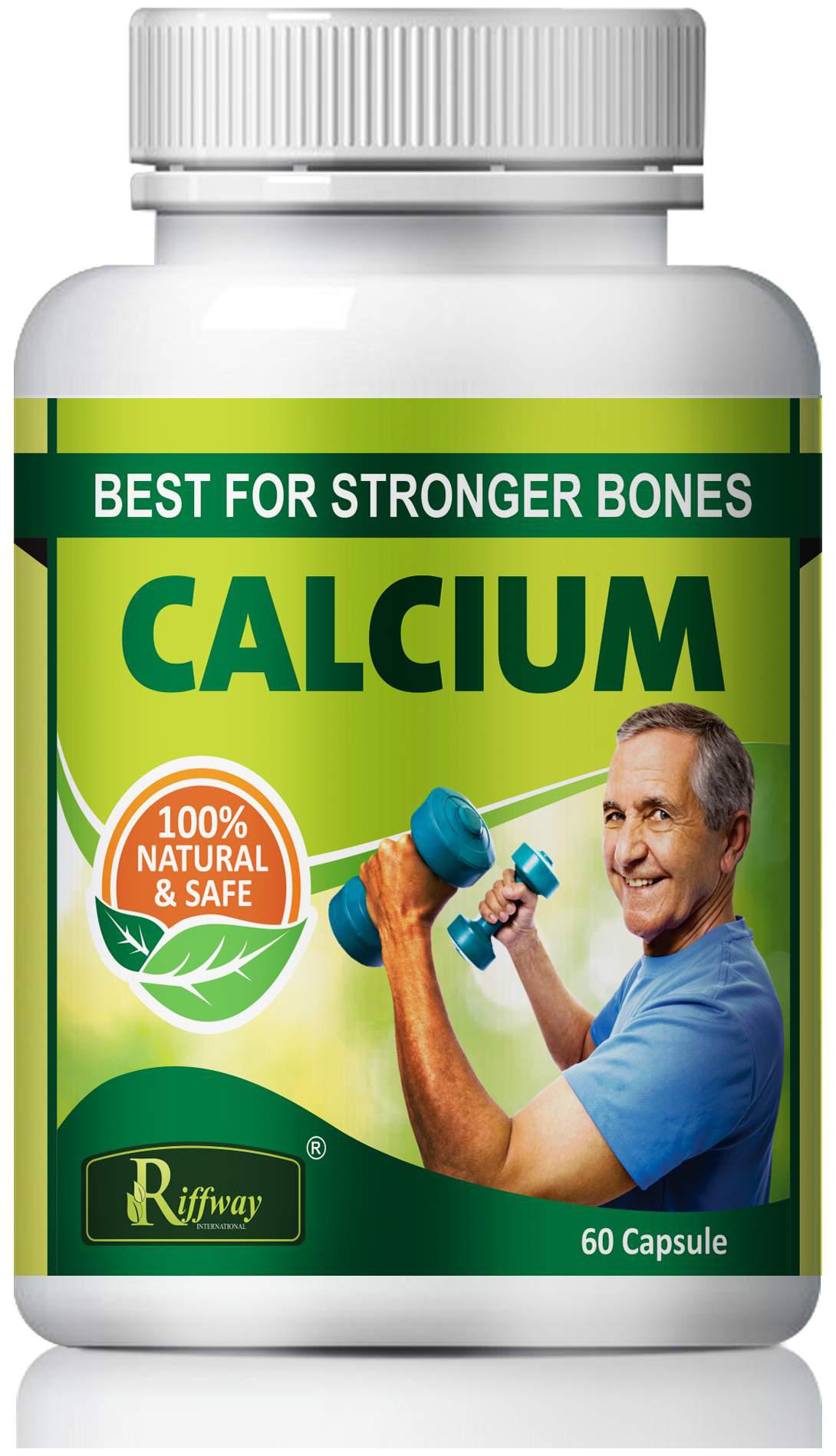

Riffway Calcium Herbal Capsules For Bone Health 100 Ayurvedic-60 Capsules(Pack of 1)
