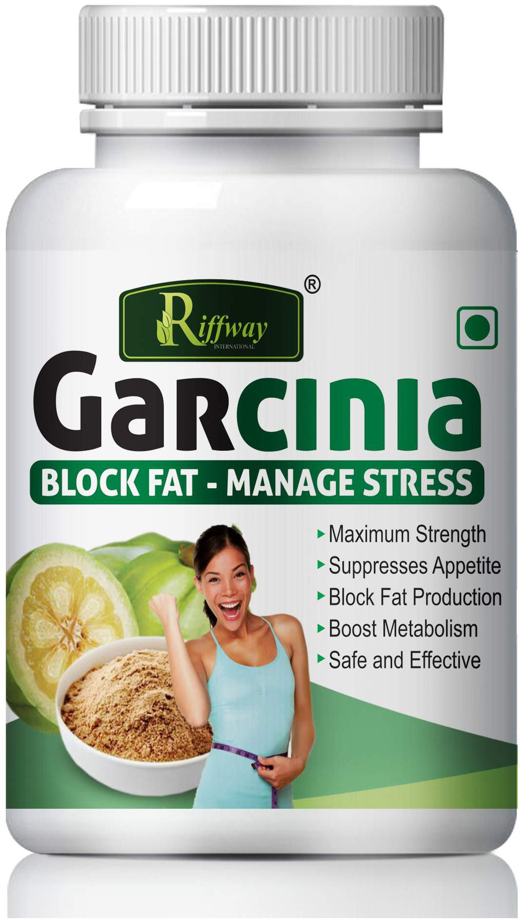 

Riffway Garcinia For Weight Loss and Improve Metabolism 100 Ayurvedic (60 Capsules)