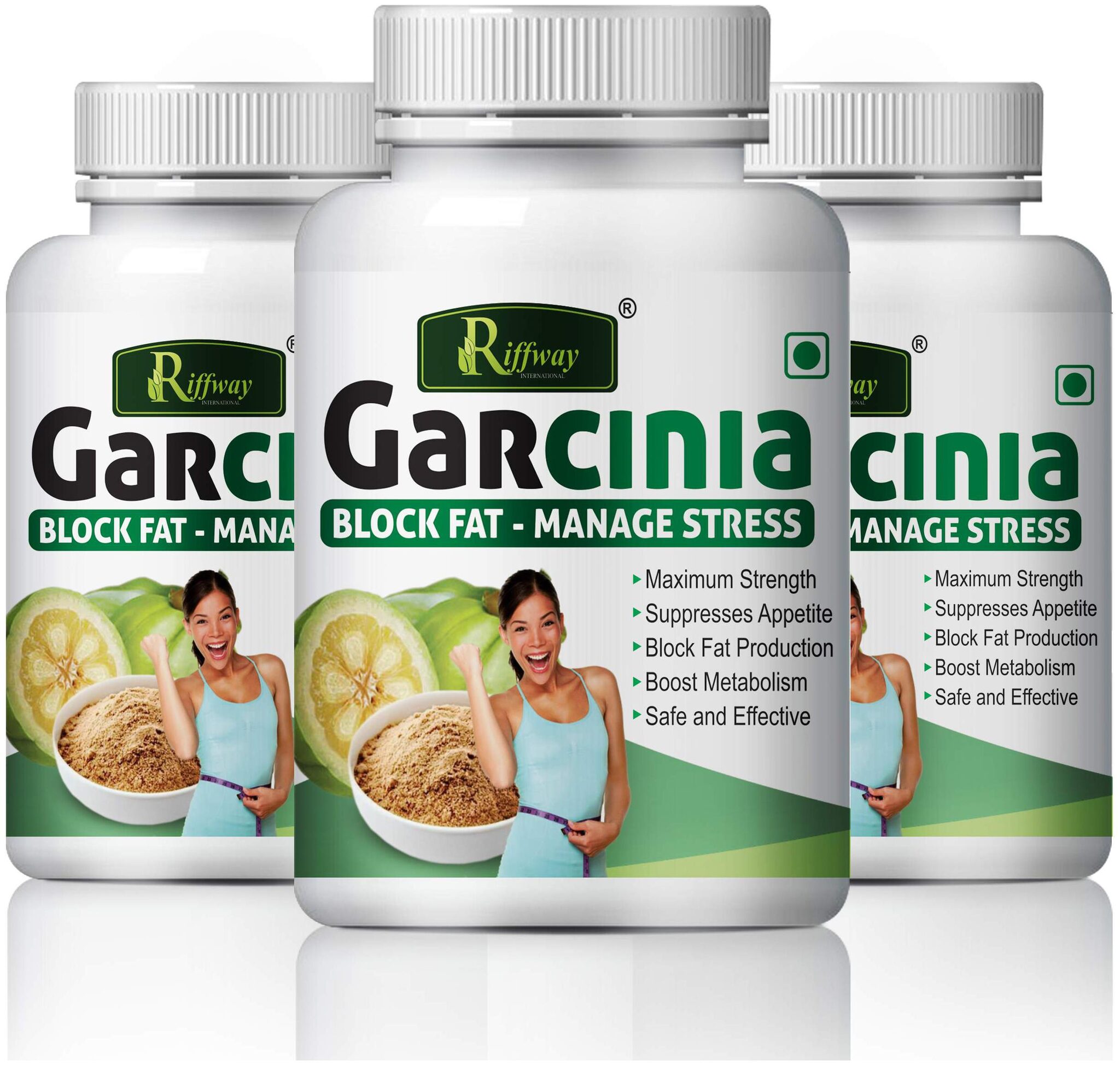 

Riffway Garcinia For Weight Loss and Improve Metabolism 100 Ayurvedic (180 Capsules)