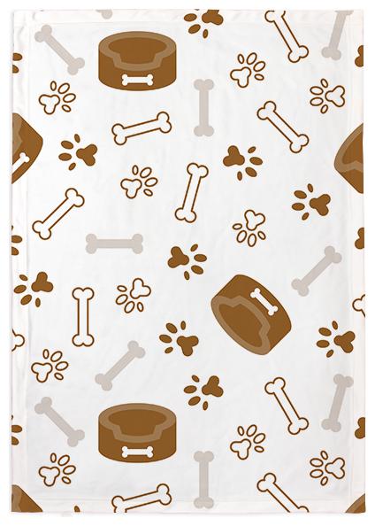 

Right Concepts Advt Self Designed Fleece Blanket for Pets Size-L White
