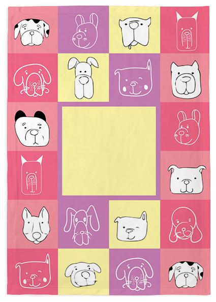 

Right Concepts Advt Self Designed Fleece Blanket for Pets Size-MMulti