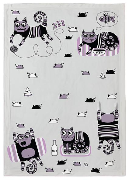 

Right Concepts Advt Self Designed Fleece Blanket for Pets Size-L Grey