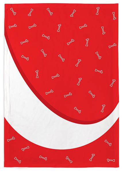 

Right Concepts Advt Self Designed Fleece Blanket for Pets Size-M Red