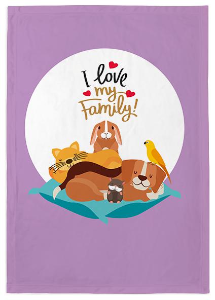 

Right Concepts Advt Self Designed Fleece Blanket for Pets Size-M Pink
