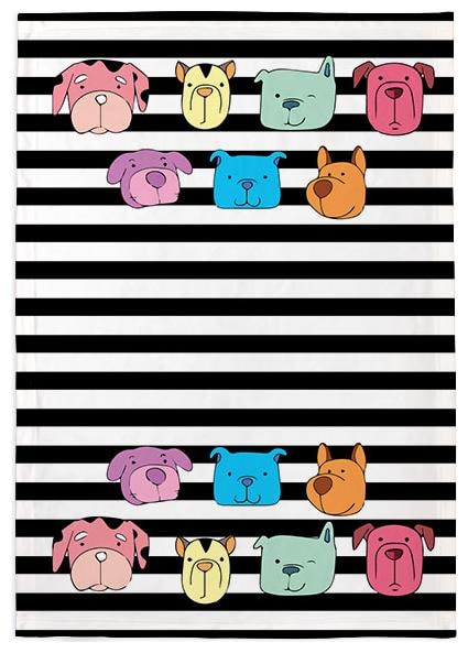 

Right Concepts Advt Self Designed Fleece Blanket for Pets Size-S Multi