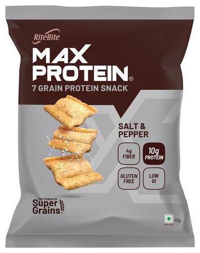 

RiteBite Max Protein Salt Pepper Chips 60 g