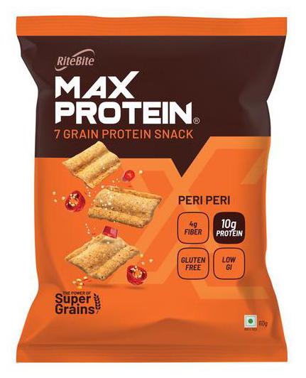 

RiteBite Max Protein Peri Peri Chips 60 g