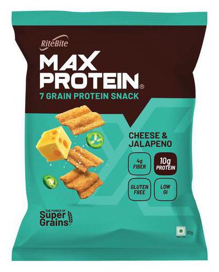 

RiteBite Max Protein Chips - Cheese Jalapeno 60 g