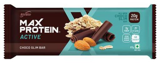 

RiteBite Max Protein Max Protein Active Choco Slim Bar 67 g