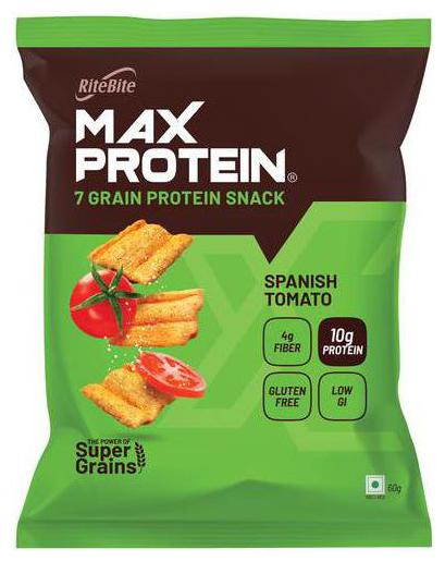 

RiteBite Max Protein Chips - Spanish Tomato 60 g