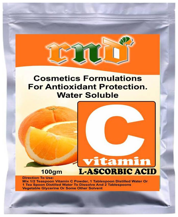 

RND L-Ascorbic Acid Powder Vitamin C 100 g (pack of 1)