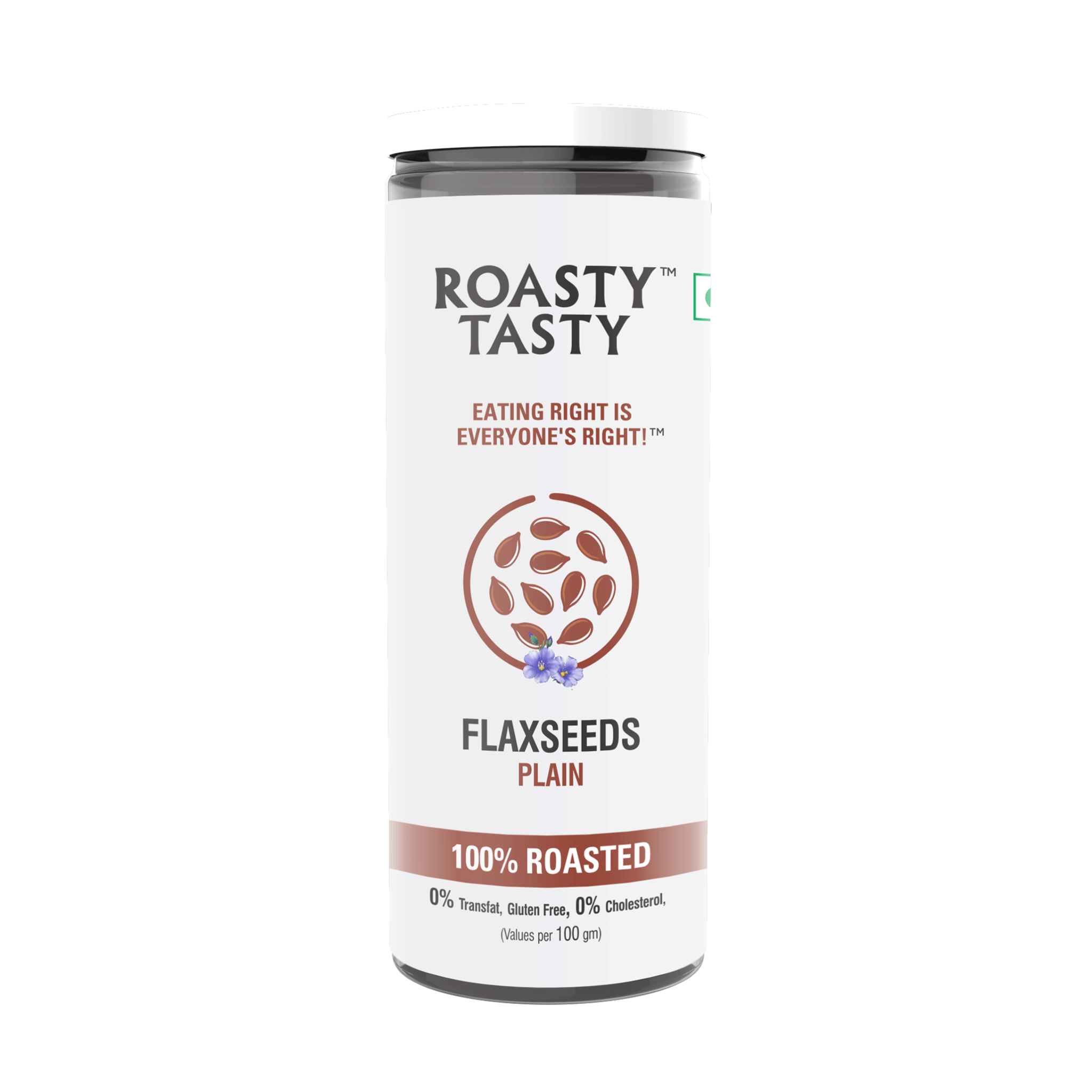 

Roasty Tasty Roasted Flaxseeds-Alsi Roasted 150g Each (Pack Of 2)
