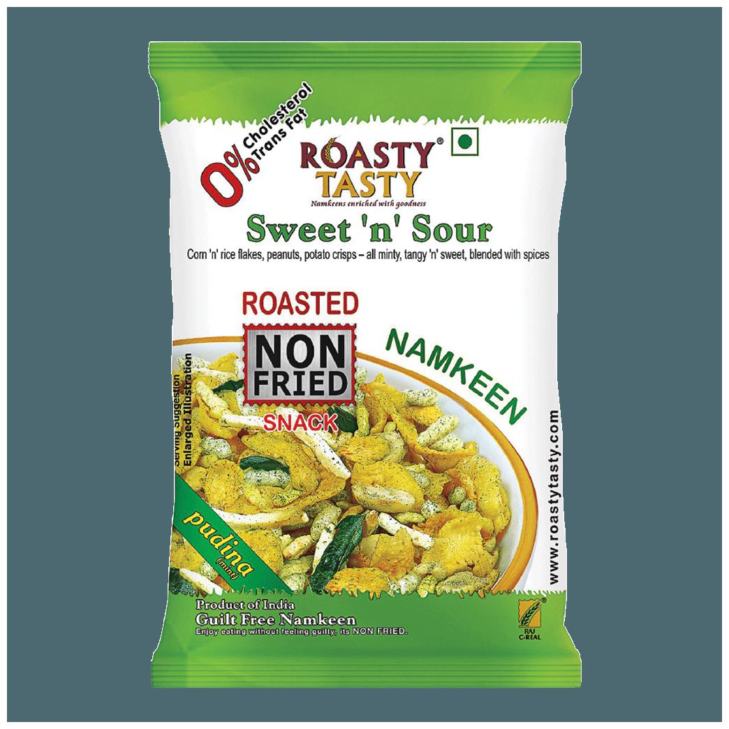 

Roasty Tasty Sweet N Sour Mixture Namkeen 150g(pack of 2)