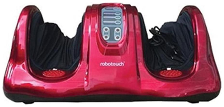 

Robotouch Relievo Foot Massager-All In One Kneading Shiatsu Rolling Foot Massager With 3-D Air Pressure Massage