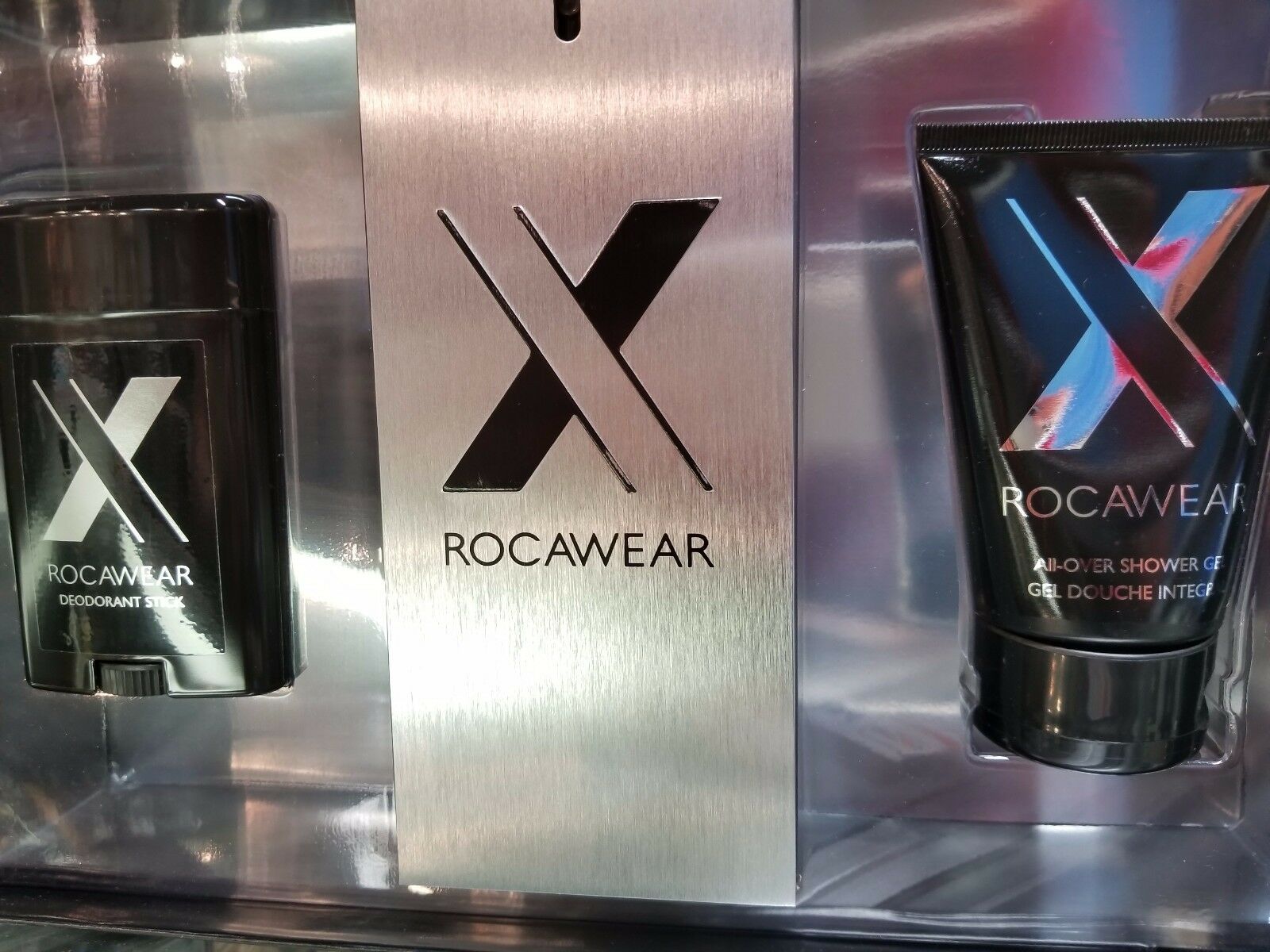 

Rocawear X 3 Pc EDT Gift Set for Men 3 4 oz EDT Spray Shower Gel and Deodorant