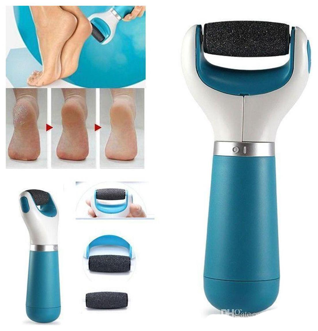 

Roller Scholl Velvet Smooth Electronic Nail Care System Pedicure Manicure Foot File Buff Smoother Shine Tool with Diamond Crystal Dead skin Callus Remover