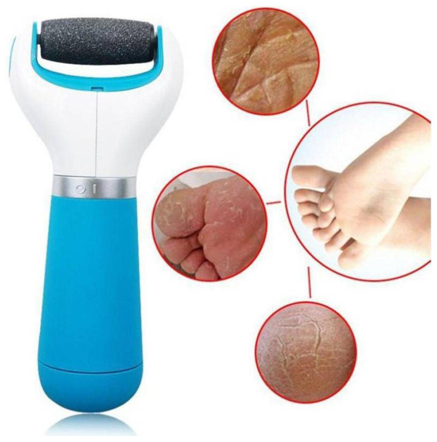 

Roller Scholl Velvet Smooth Electronic Nail Care System Pedicure Manicure Foot File Buff Smoother Shine Tool with Diamond Crystal Dead skin Callus Remover