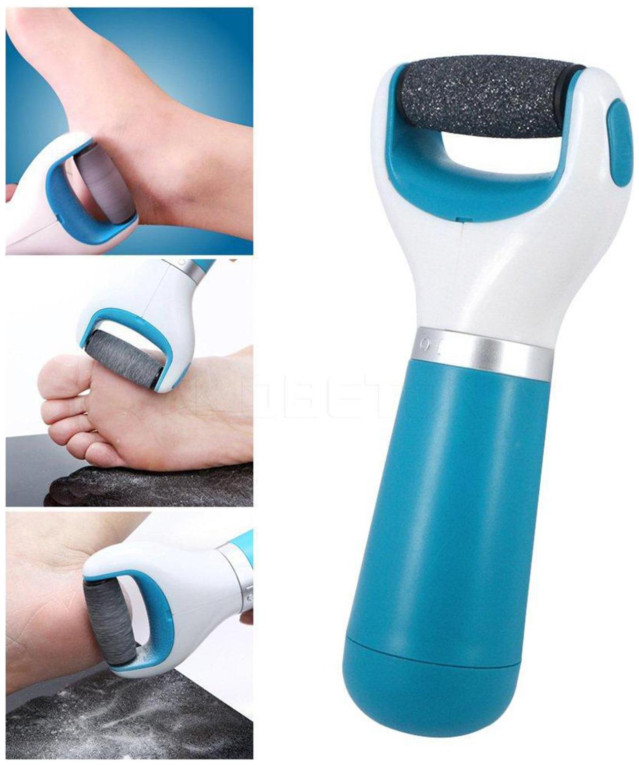

Roller Scholl Velvet Smooth Electronic Nail Care System Pedicure Manicure Foot File Buff Smoother Shine Tool with Diamond Crystal Dead skin Callus Remover