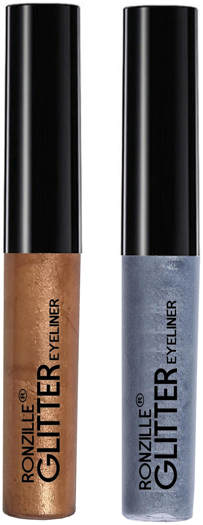 

Ronzille Glitter Eyeliner Silver And Rose 5ml (Pack of 2)