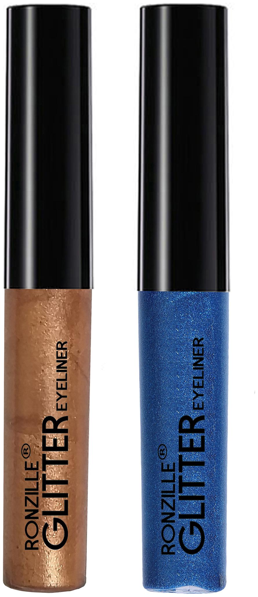 

Ronzille Glitter Eyeliner Blue And Rose 5ml (Pack of 2)