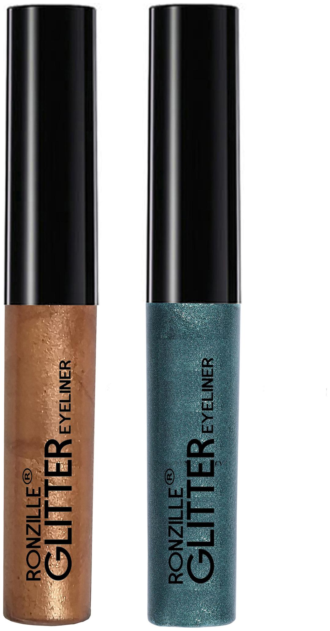 

Ronzille glitter Eyelinear Green Rose Gold 5ml(Pack of 2)
