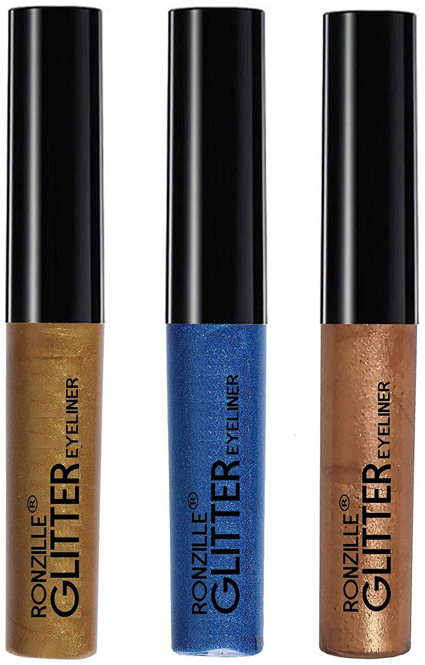 

Ronzille Glitter Eye Liner Multi-Colored (4ml Each)(Pack Of 3)