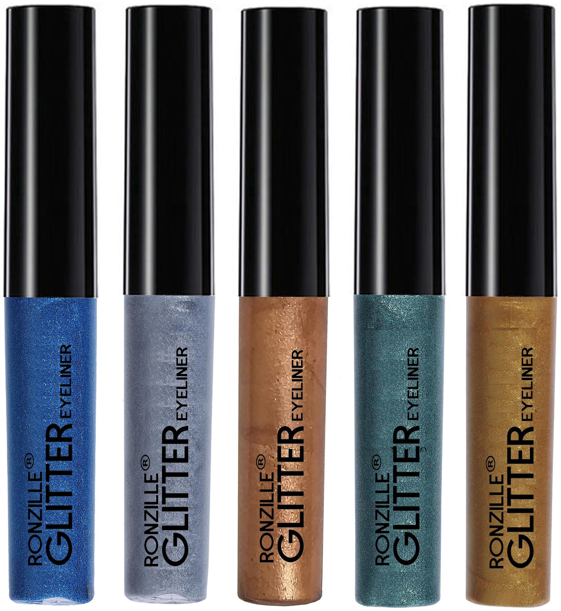 

Ronzille Glitter Shimmer Eye Liner Multi-Colored (4ml Each) (Pack Of 5 )
