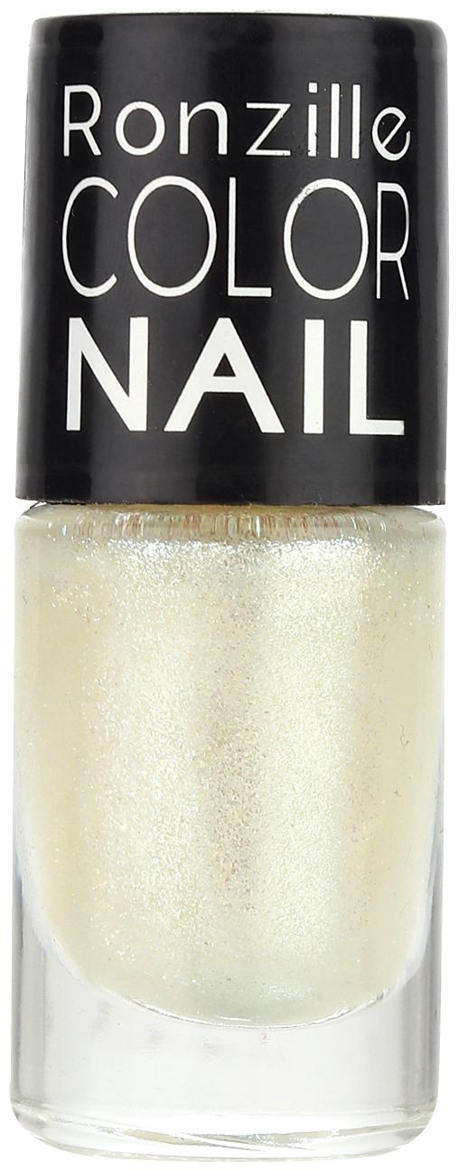 

Ronzille High-Shine Glitter Long Lasting Non Toxic Professional Nail Polish Pearly Paradise (White) 6ml