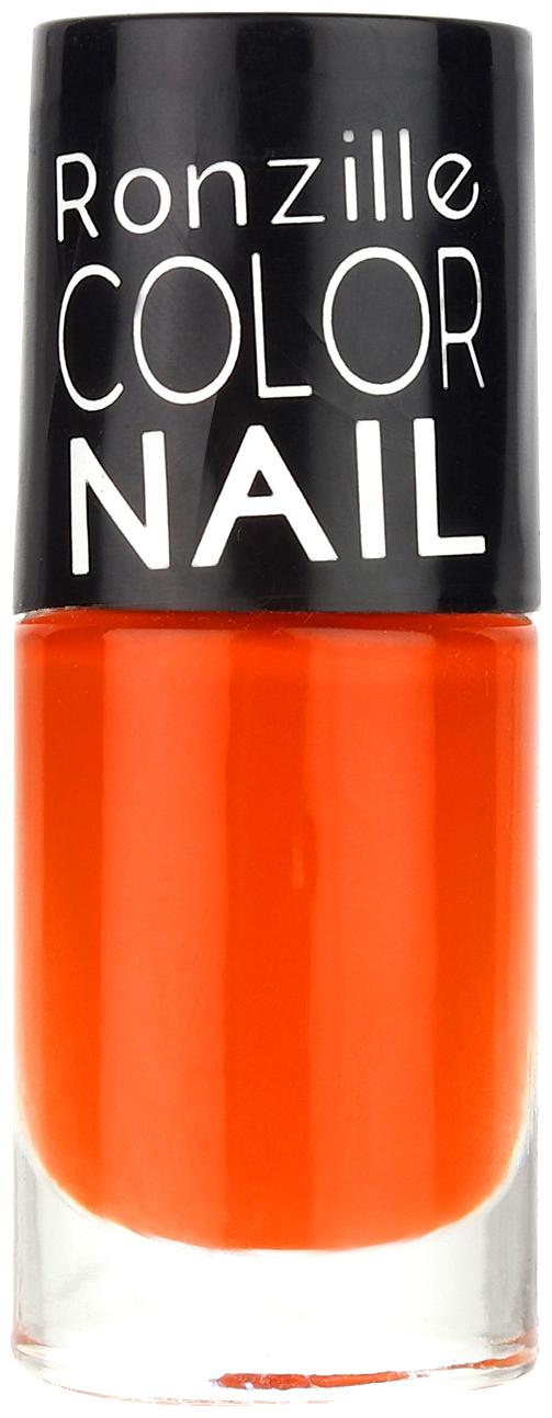 

Ronzille High-Shine Long Lasting Non Toxic Professional Nail Polish Orangey Pantone (Orange) 6ml