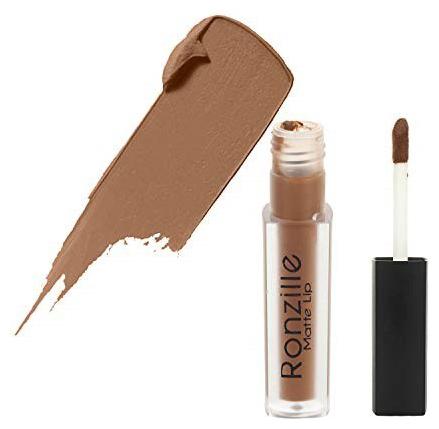 

Ronzille Matte Liquid Lipstick (Cafe Mocha) Brown 6 ml Pack Of 1