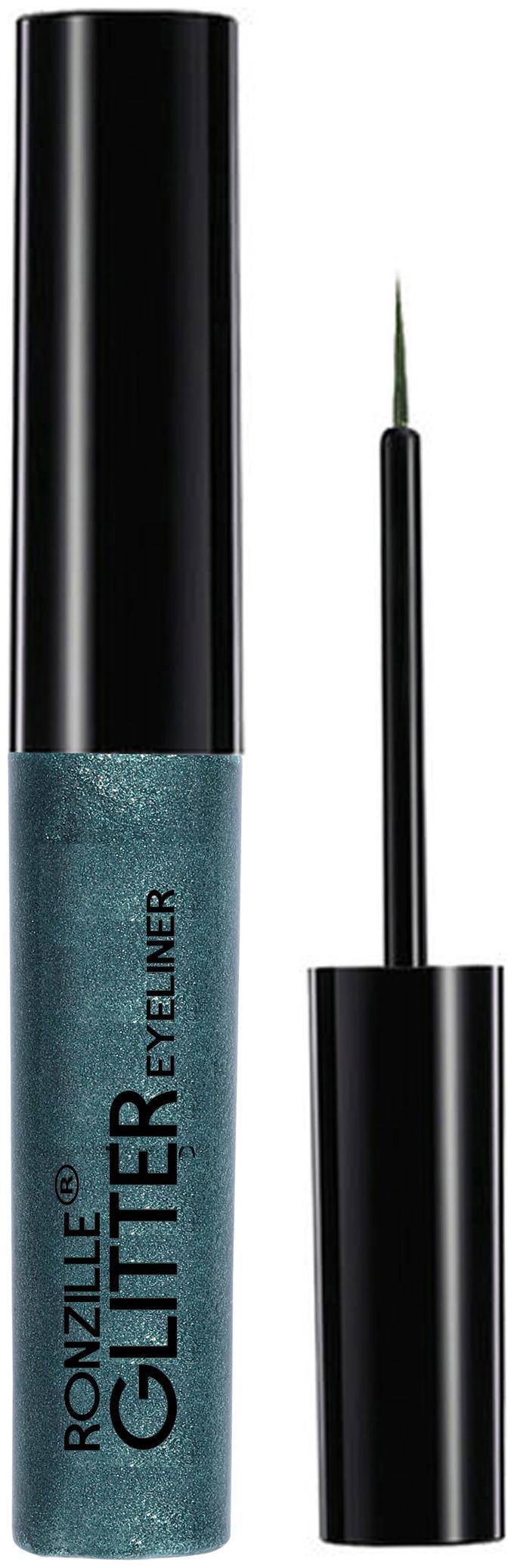 

Ronzille Sparkling Glitter Liquid Eyeliner Eye Party Cosplay Wedding Makeup Eye Liner Tools - Green 4ml