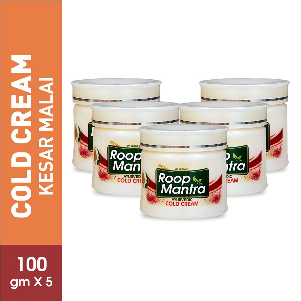 

Roop Mantra Kesar Malai Cold Cream 100 g Pack of 5