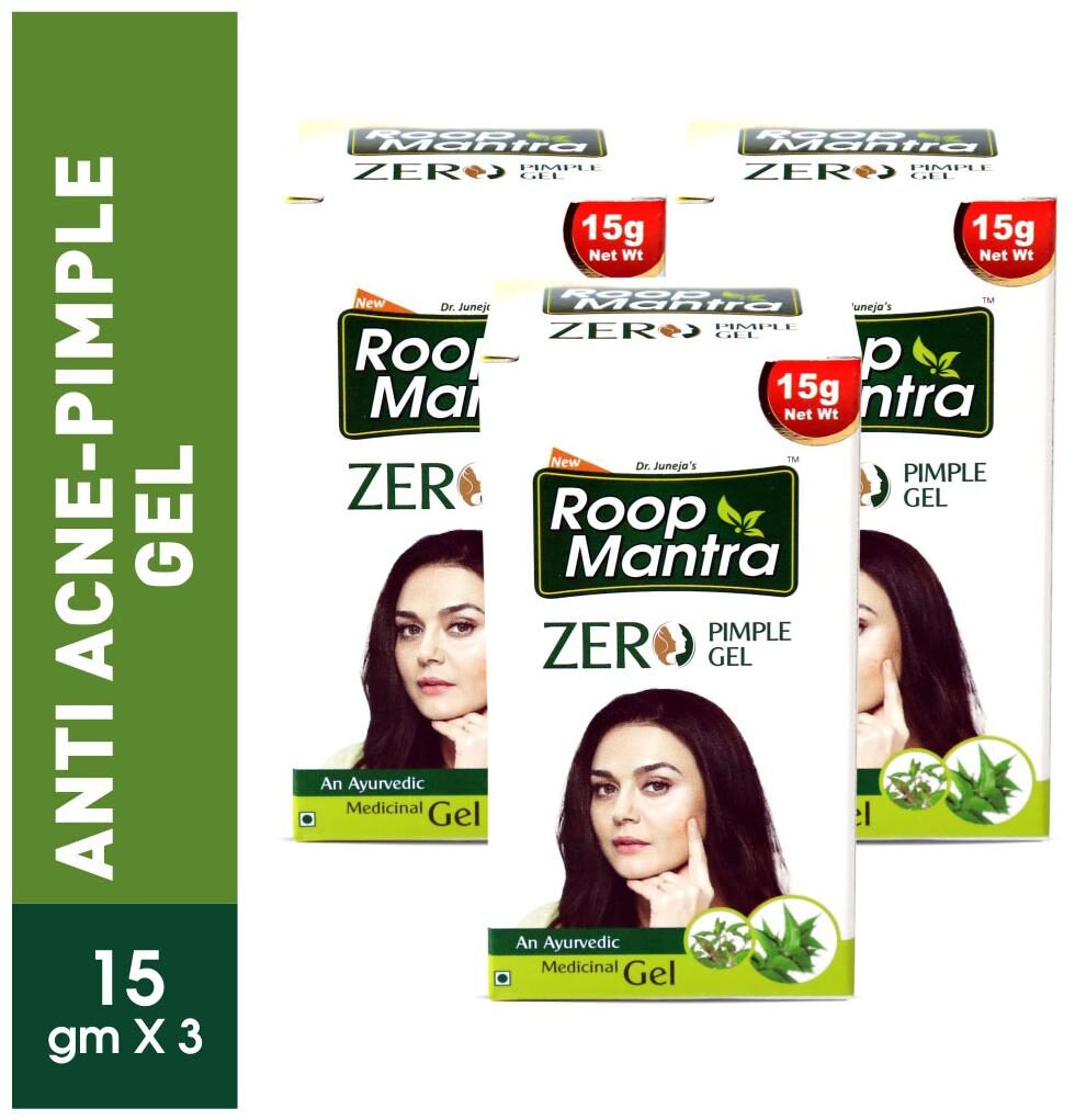

Roop Mantra Zero Pimple Gel 15 g Pack of 3