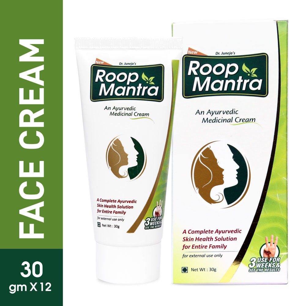 

Roop Mantra Fairness Face Cream 30 g (Ayurvedic) Pack of 12