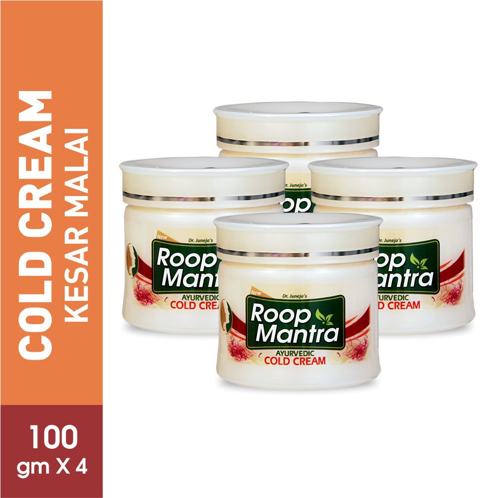 

Roop Mantra Kesar Malai Cold Cream 100 g Pack of 4