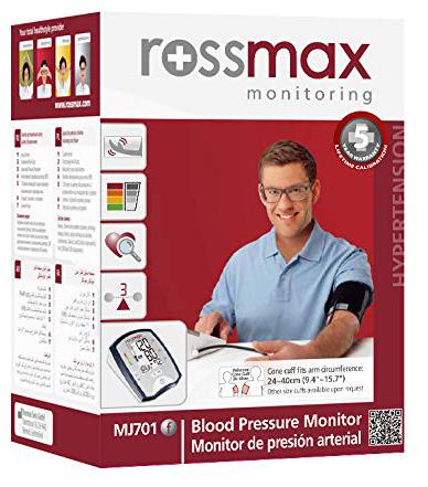 

Rossmax MJ701f Blood Pressure Monitor Pack of 1