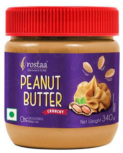 

Rostaa Peanut Butter - Crunchy 340 g