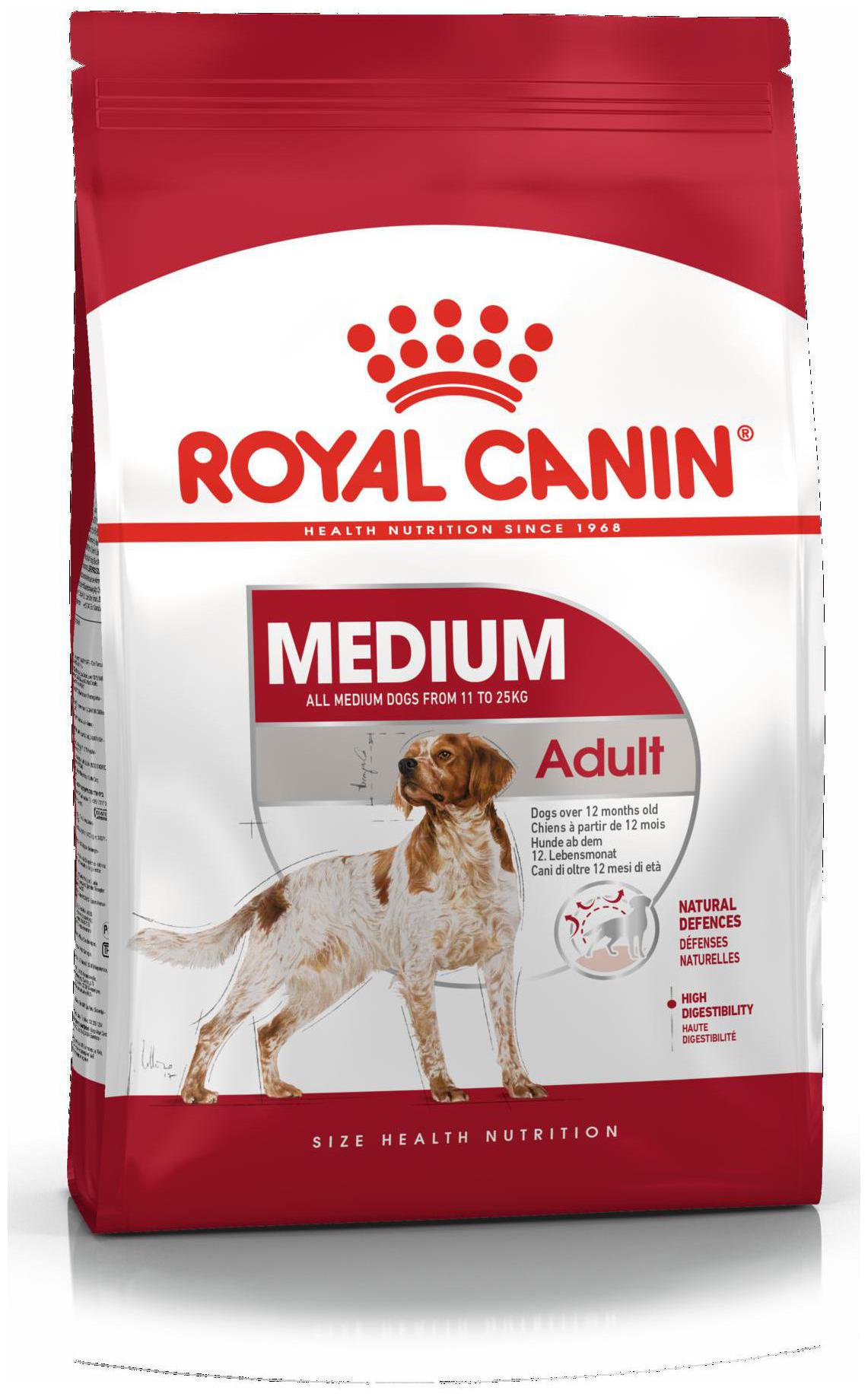 

Royal Canin Medium Adult Dry Dog Food 4 Kg
