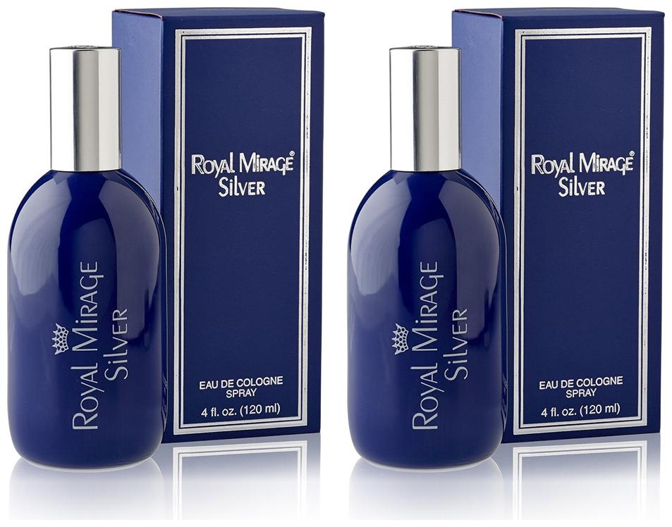 

Royal Mirage Eau De Cologne Spray Silver 120ml- Pack of 2