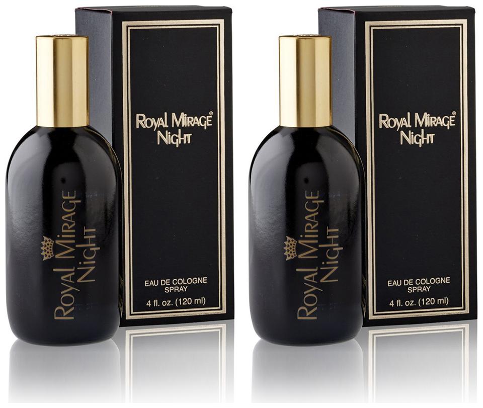 

Royal Mirage Eau De Cologne Spray Night 120ml- Pack of 2