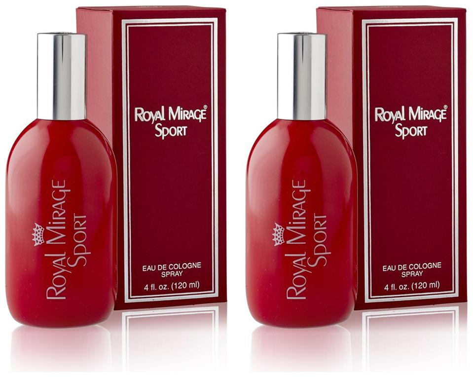 

Royal Mirage Eau De Cologne Spray Sport 120ml- Pack of 2